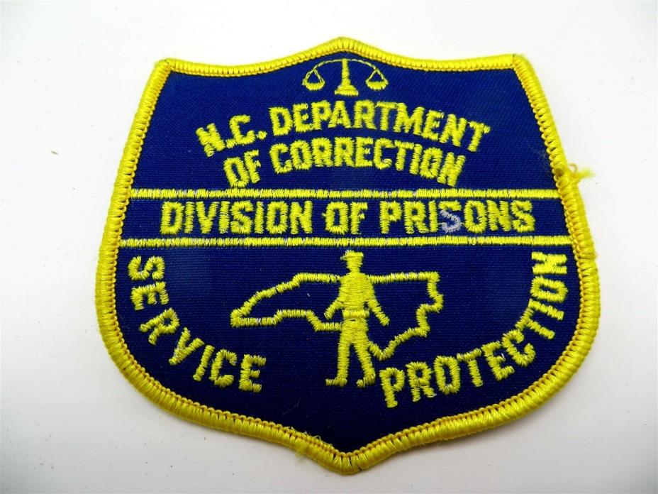 North Carolina Department of Correction Division of Prisons Embroidered Patch 4