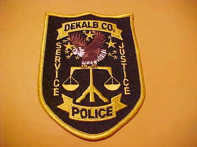 DEKALB COUNTY GEORGIA POLICE PATCH SHOULDER SIZE UNUSED