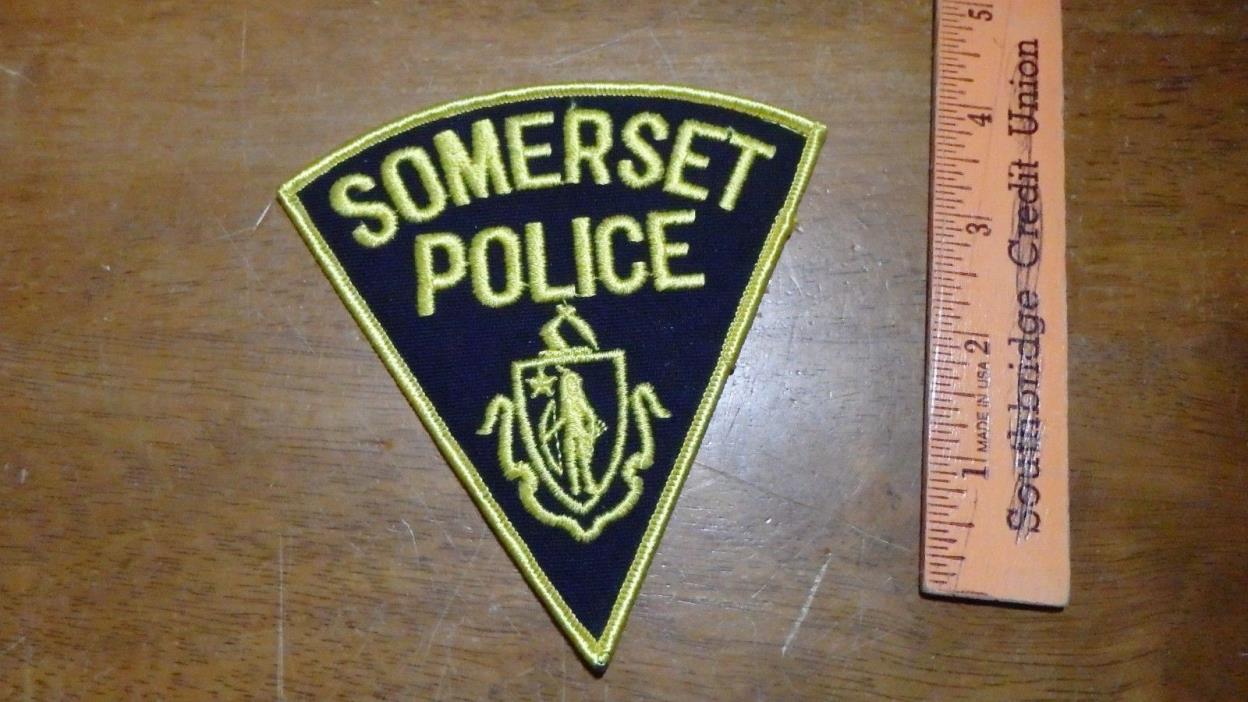 SOMERSET MASSACHUSETTS POLICE DEPARTMENT     PATCH BX 10#37