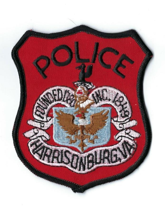 Harrisonburg VA Virginia Police patch - NEW!