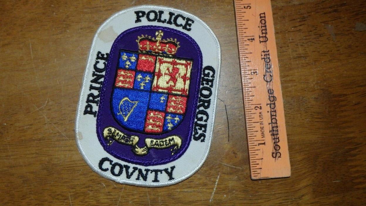 PRINCE GEORGE COUNTY  MARYLAND    PATCH BX 10#37