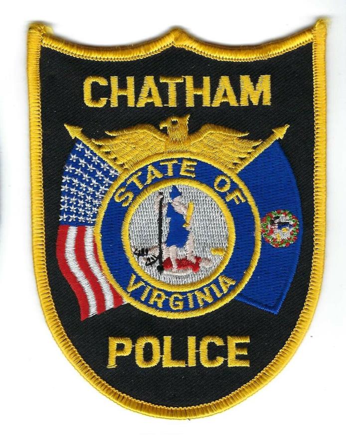 Chatham (Pittsylvania County) VA Virginia Police patch - NEW!