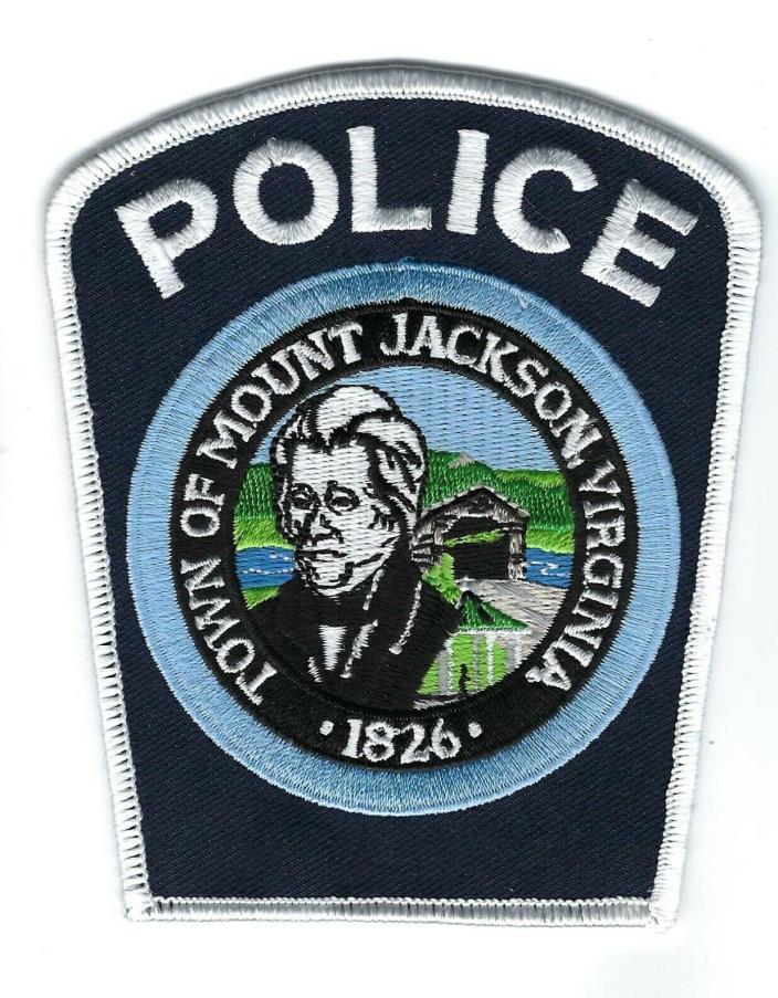 Mount Jackson (Shenandoah County) VA Virginia Police patch - NEW!