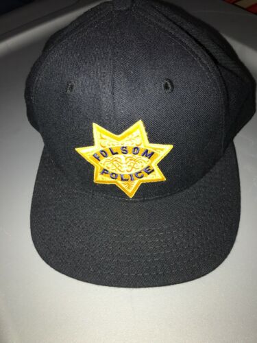 Folsom California Police 7 Point Star Badge Patch New Era SnapBack Hat USA Made