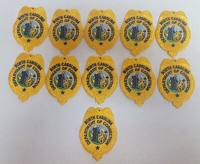 Lot of 11 Police Department of Corrections Patch NORTH CAROLINA Law Enforcement