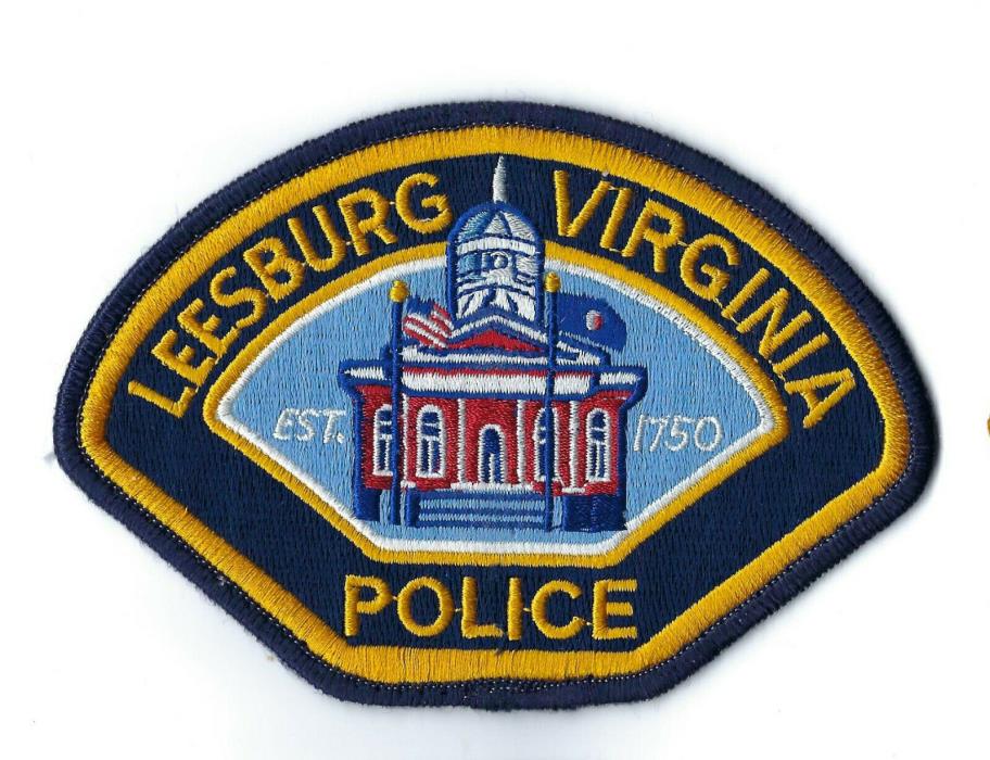 Leesburg (Loudoun County) VA Virginia Police patch - NEW!