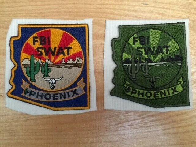 FBI Swat Patches, Phoenix - Set of 2