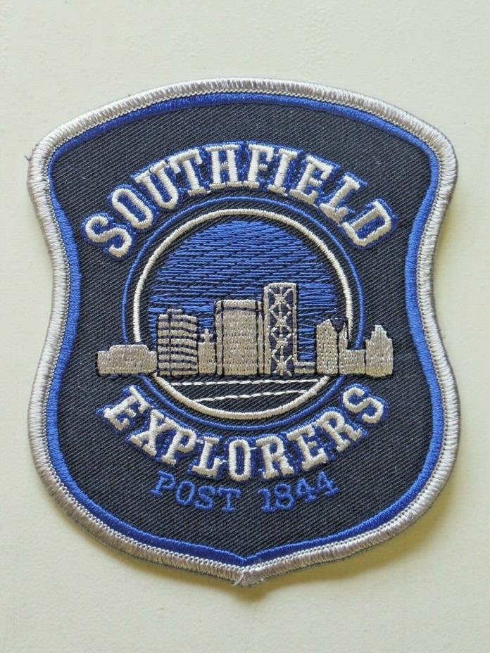 Vintage Southfield Explorers Post 1844 Michigan Patch Embroidered Unused 4370