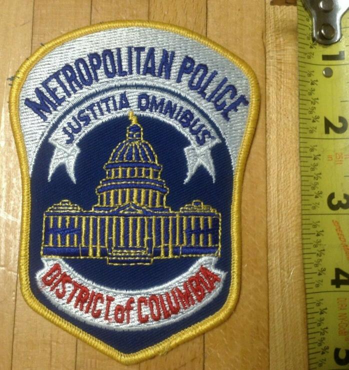 DISTRICT OF COLUMBIA (Washington D.C) METROPOLITAN POLICE VINTAGE PATCH