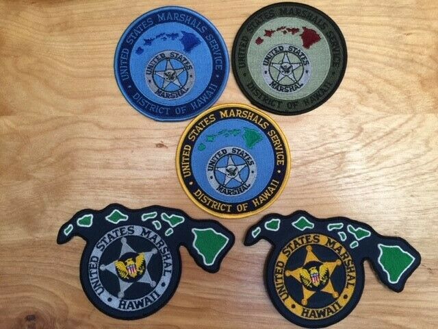 U.S. Marshals Service Patches, District of Hawaii - GMan Emblem