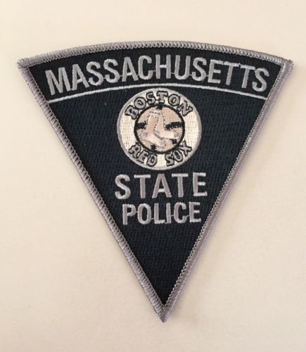 MASSACHUSETTS STATE POLICE BOSTON RED SOX SUBDUED PATCH MA MASS