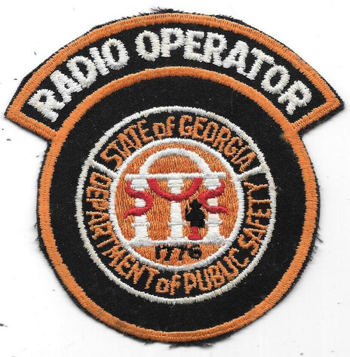 LAW ENFORCEMENT PATCH: OPERATIONS OF PUBLIC SAFETY GEORGIA - MEASURES 4
