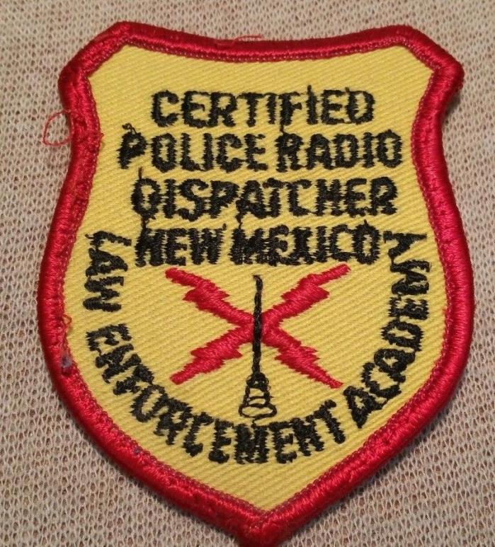 NM New Mexico Certified Police Radio Patch (3In)