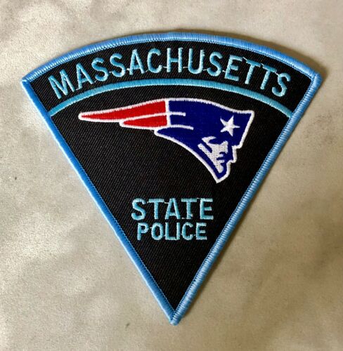 MASSACHUSETTS STATE POLICE NEW ENGLAND PATRIOTS PATCH MASS MA FLYING ELVIS