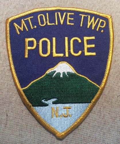 NJ Mt. Olive New Jersey Police Patch
