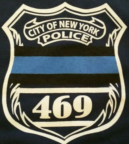 NYPD New York City Police Department NYC T-Shirt Sz M NEW Queens 105 Pct