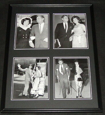 President John F Kennedy JFK  Framed 18x24 Photo Collage w/ Jackie O
