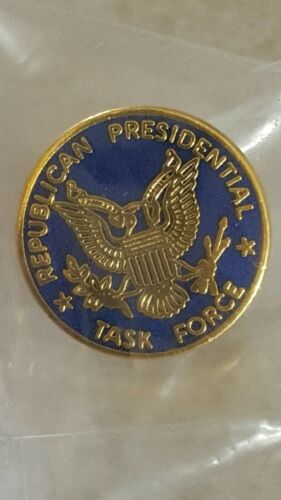 Vintage Republican Presidential Task Force Lapel Pin Pinback