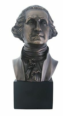 President George Washington Bust Statue Historical Figurine Sculpture
