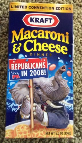 Kraft macaroni & Cheese From 2008 Republican Convention
