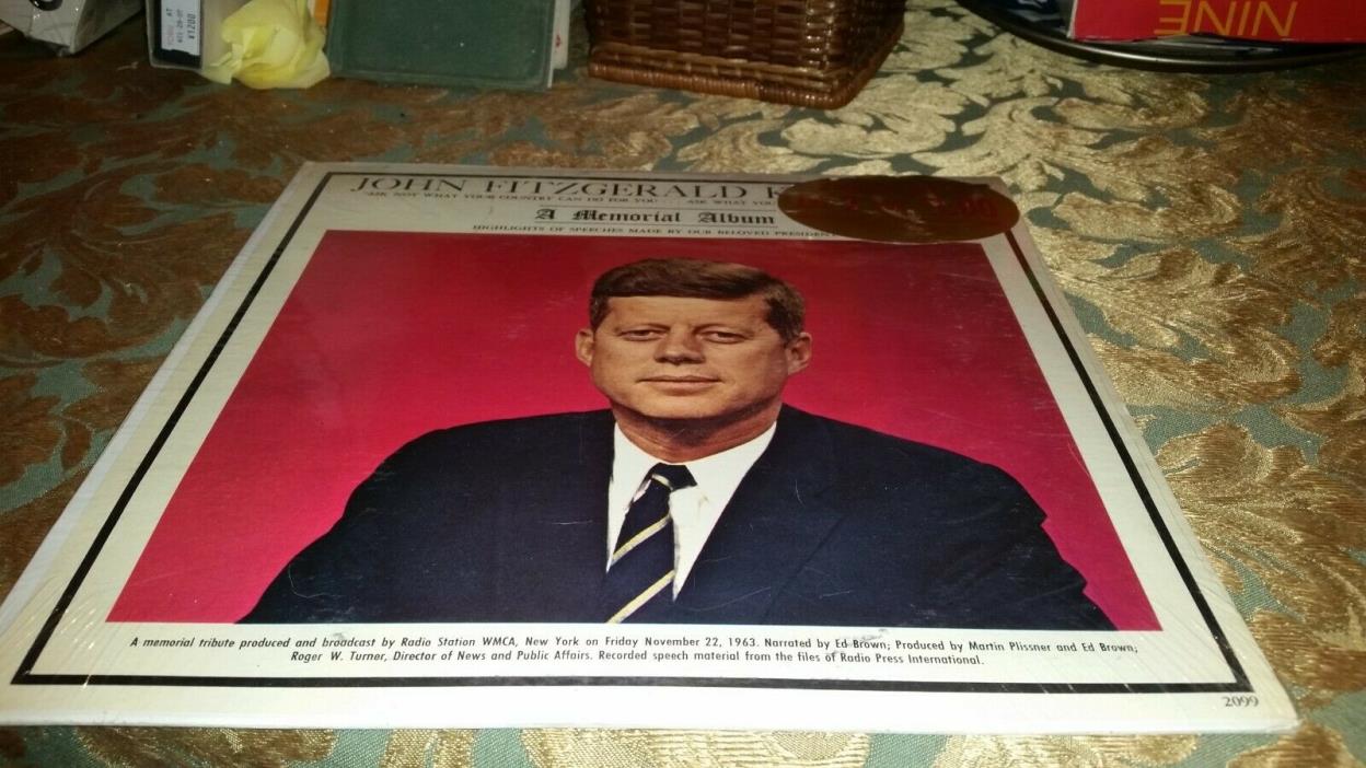 John F Kennedy  A Memorial Album  New and Sealed