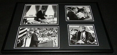 President John F Kennedy JFK  Framed 12x18 Photo Collage B