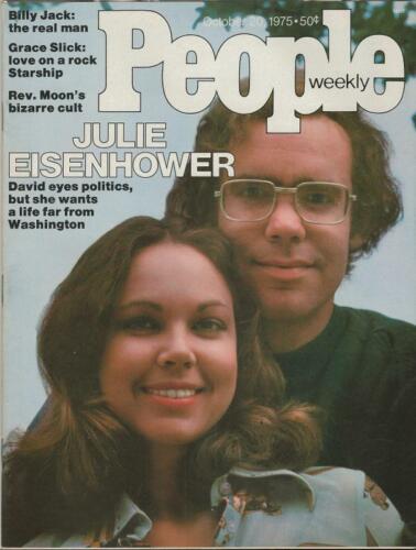 People Weekly Magazine October 20 1975 David & Julie Eisenhower Grace Slick