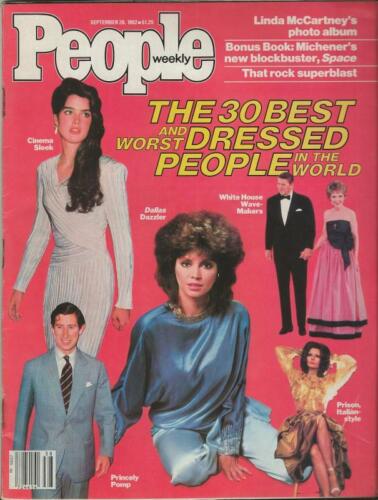 People Weekly Magazine September 20 1982 Nancy & Ronald Reagan Prince Charles