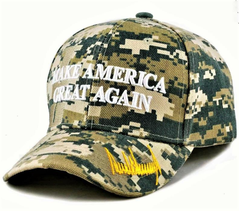 Make America Great Again. Trump Hat Cap Make America Great Again Camo.