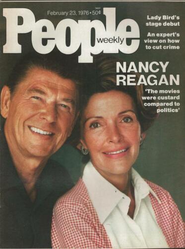 People Weekly Magazine February 23 1976 Ronald & Nancy Reagan