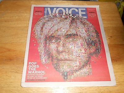 The Village Voice Andy Warhol Charis Tsevis Art Cover Jim Jones FREAK FOLK 2012