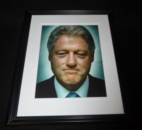 President Bill Clinton Framed 11x14 Photo Display