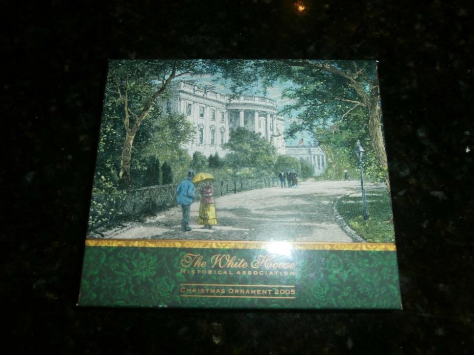 the white house historical association christmas ornament 2005