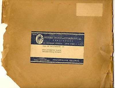 TATTERED ENVELOPE OWNED BY & ADDRESSED TO 1ST US CONGRESSWOMAN JEANNETTE RANKIN