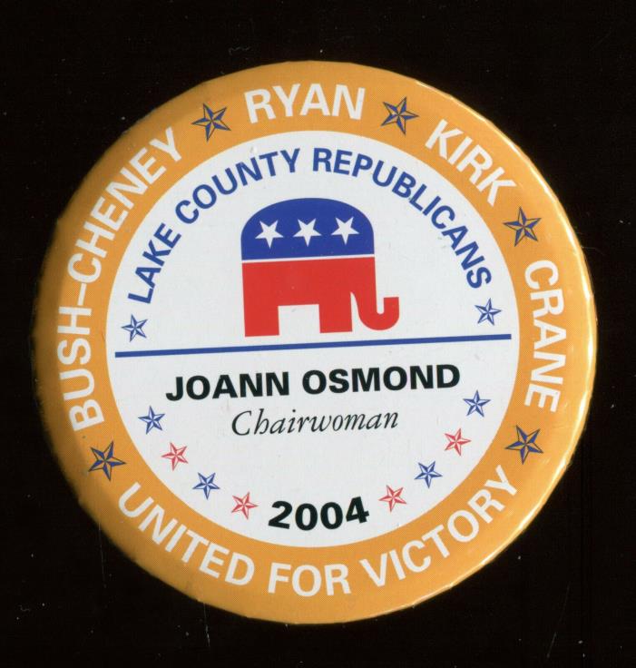 2004 Bush Cheney Lake County Republicans, Ryan, Kirk, Crane