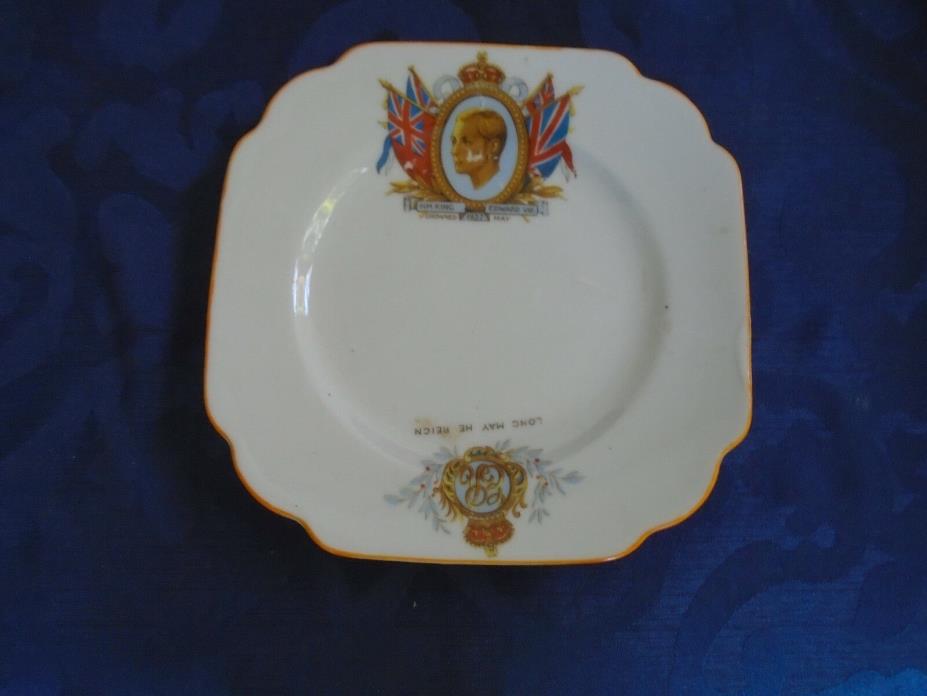King Edward VIII Coronation plate
