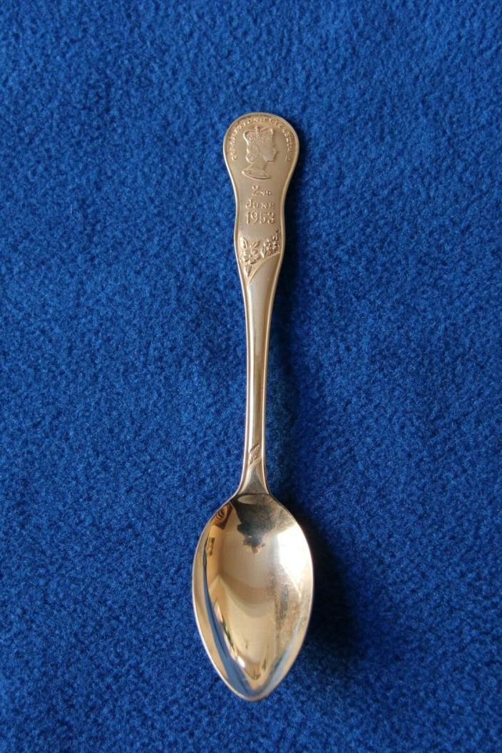 ROYAL QUEEN ELIZABETH II 1953 Coronation Child's Spoon