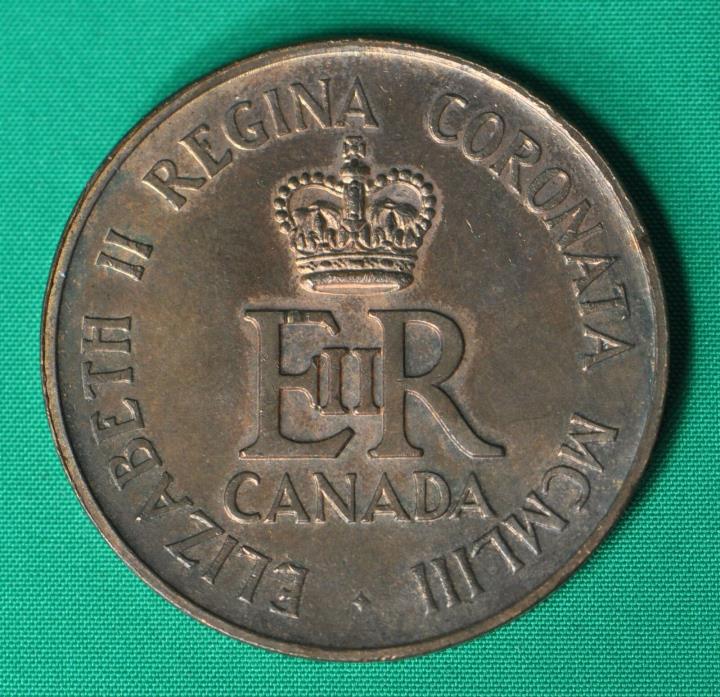 Canada 1953 Queen Elizabeth II Coronation Medal
