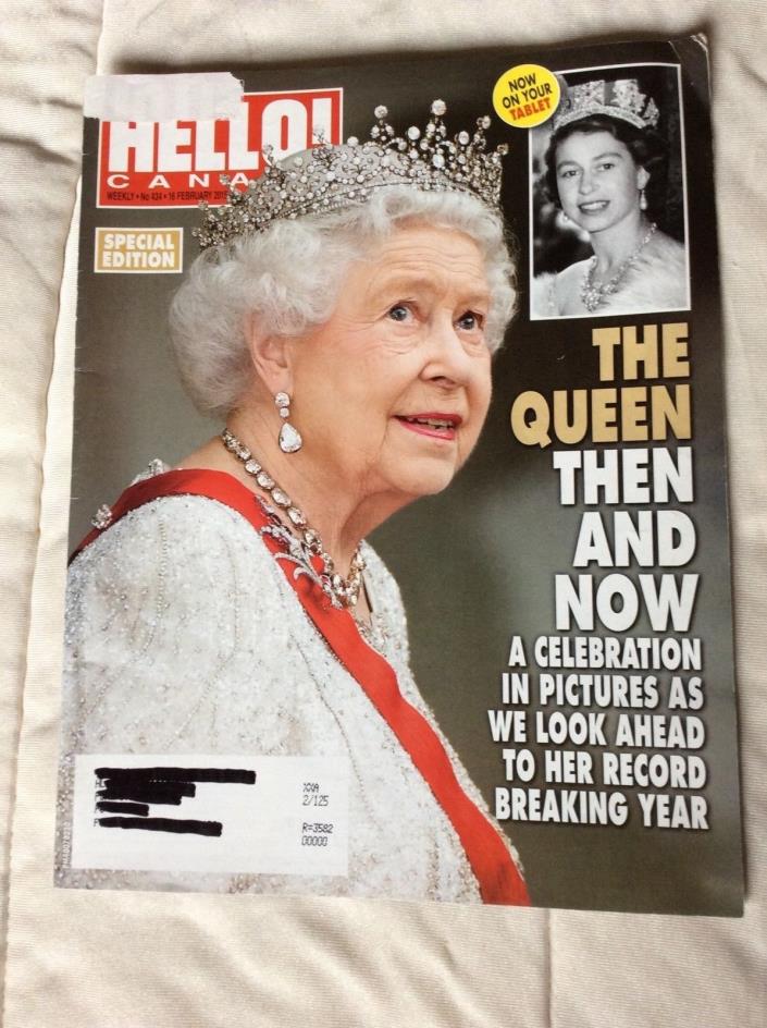QUEEN ELIZABETH SPECIAL Hello Canada Magazine  Feb. 2015 #434 JUSTINE TIMBERLAKE