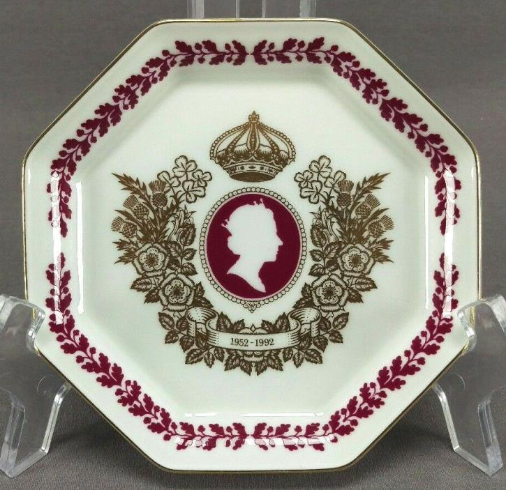 Wedgwood Bone China Commemorative Queen Elizabeth II Succession Trinket Dish