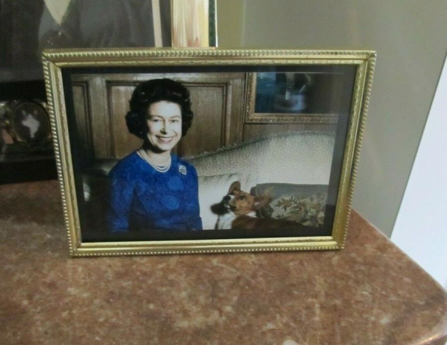 Queen Elizabeth II - The Love of a Queen - in Vintage Frame
