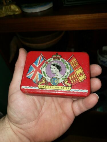 Queen Elizabeth II 1953 Coronation Souvenir Tin from OXO