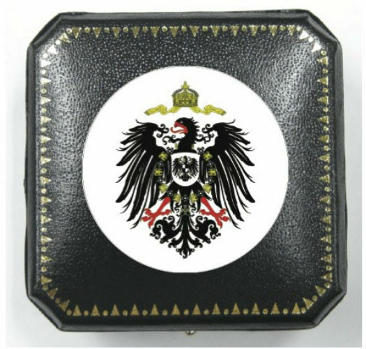 German Prussia Eagle Royal Case Box Class Award War Medal Badge Army Battle Iron