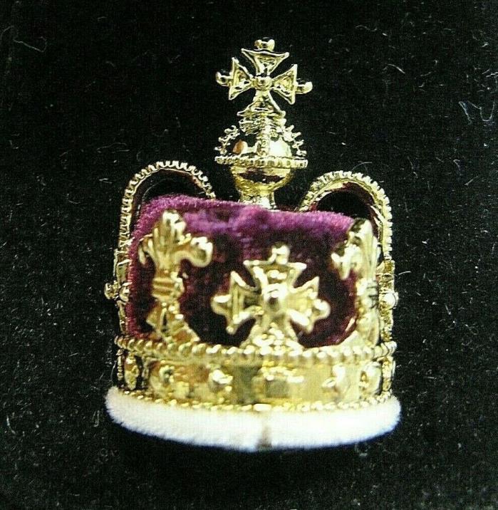 Miniature Replica 1728 Prince of Wales Crown 1/12 Scale