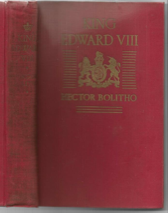King Edward VIII HB w/out dj-Hector Rolitho-1937-328 pages