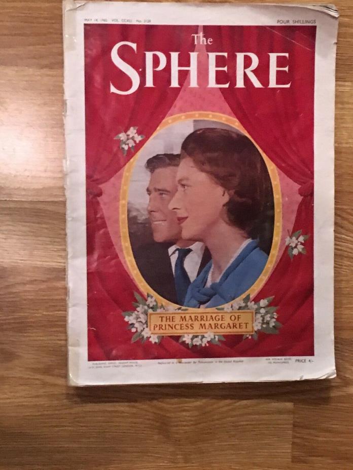 THE SPHERE English Magazine May 14, 1960 THE MARRIAGE OF PRINCESS MARGARET