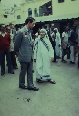 Prince Charles and Mother Teresa - colored slide