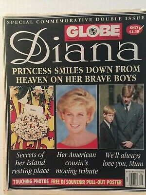 Globe Magazine  Special Commemorative Double Issue  PRINCESS DIANA