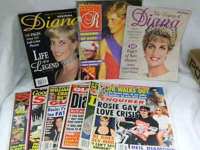 Princess Diana '97 & '98 Luxury Lifestyles Royal Monthly Vol 7 #8 Tabloids 97 99