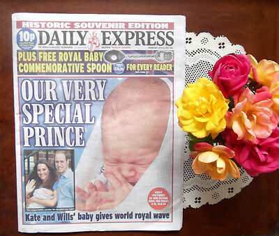 Kate Middleton New Baby Our Very Special Prince George photos UK newspaper MINT